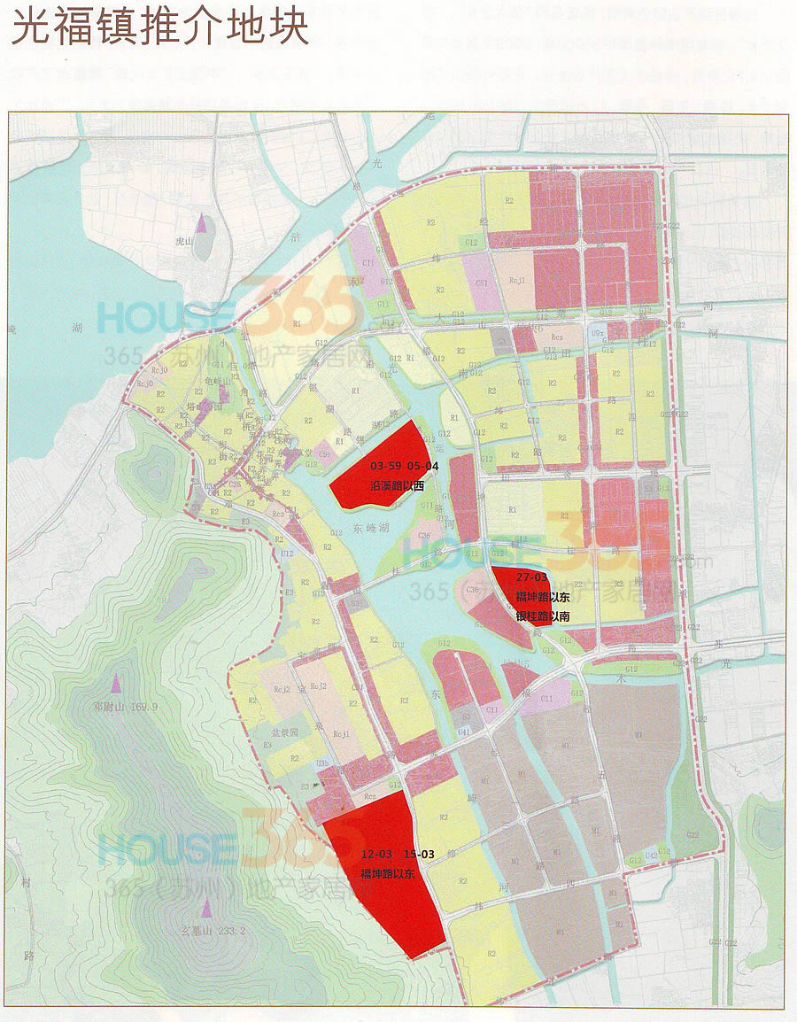 吴中光福镇推介土地332874㎡ 普通住宅稀缺待填补