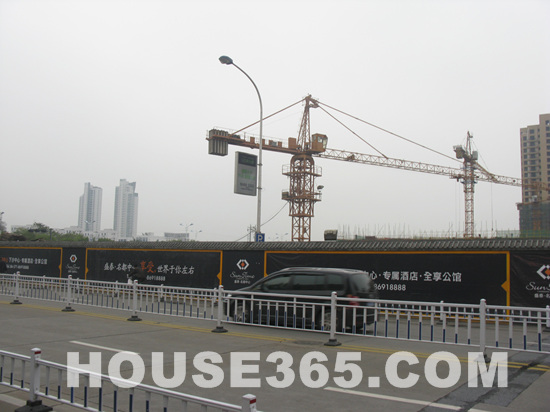 盛泰名都中心施工现场