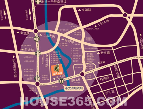 瑞鸿名邸区位图