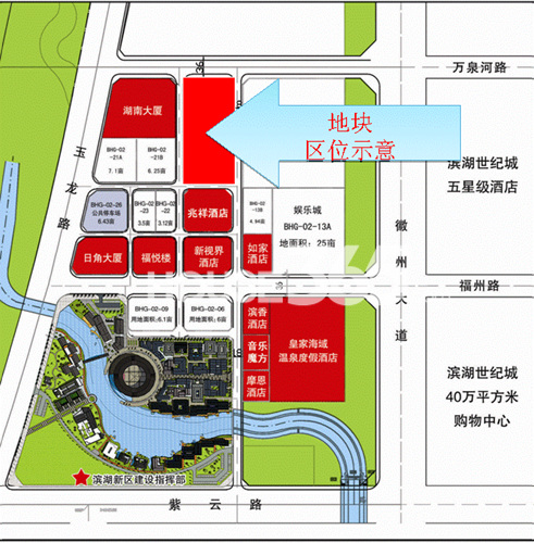 bhg-02-14、15宗地位置示意图