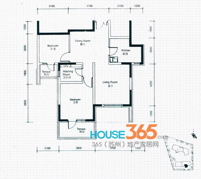 朗诗南门绿郡城区稀缺科技住宅户型