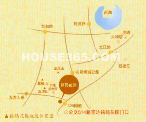 铭鹤花园区位图