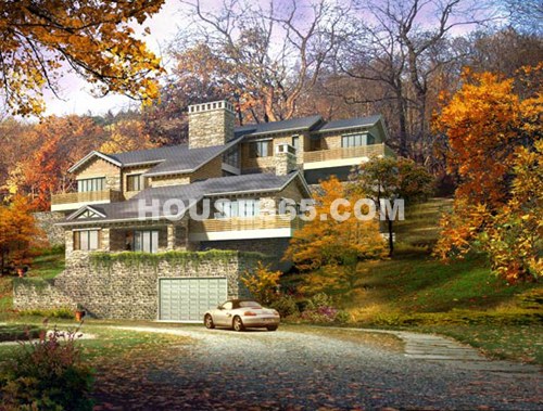 广厦天都城爱丽山庄目前在售排屋别墅-杭州房