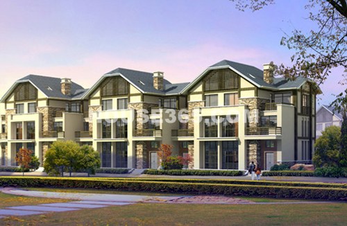 广厦天都城爱丽山庄目前在售排屋别墅-杭州房