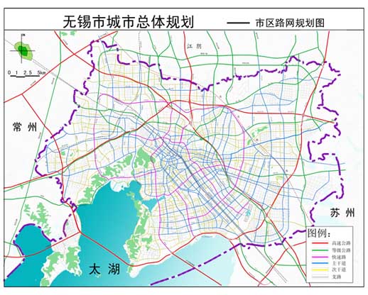 无锡市区路网规划