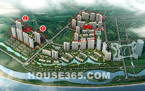 金隅观澜时代鸟瞰图