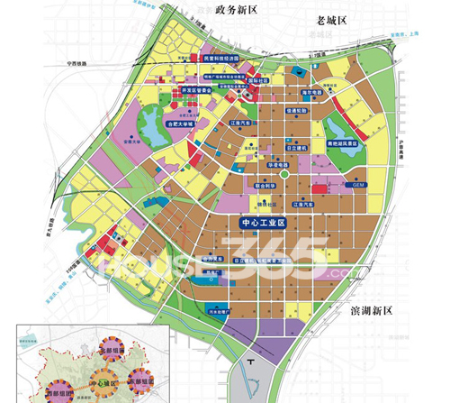 (图)合肥经济技术开发区规划图