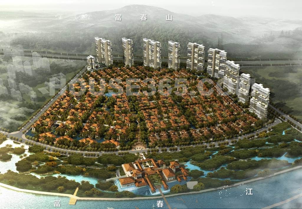 富阳莱蒙水榭山下半年首推排屋院墅 样板房同期开放-杭州房产-365地产家居网