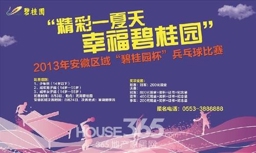 碧桂园杯乒乓球赛骑马喝彩为运动开始-芜湖报名仕图片