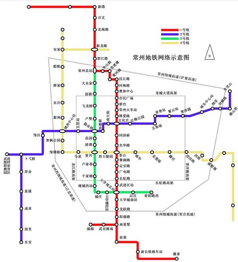 常州地铁一号线最新动向 23日起进行一期详细勘察工作