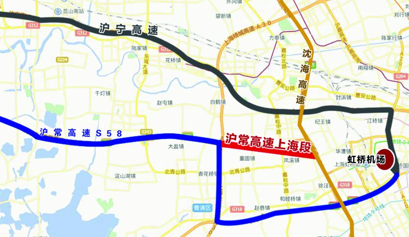 同时也便捷了去往浦东地区的交通线路选择,有效缓解沪宁高速公路的