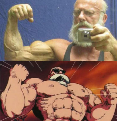 62岁瑞典大爷爆照 遒劲肌肉神似