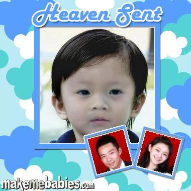 大S汪小菲童年照有夫妻相 <em>宝宝合成图像</em>妈妈-