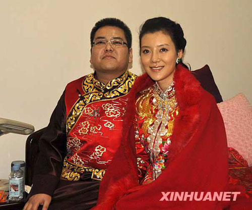 车晓与山西身家40亿首富李兆会举行礼地道中式风格婚礼